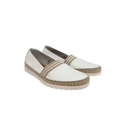 Espadrillas Bianco in pelle  MEDITTERANEA
