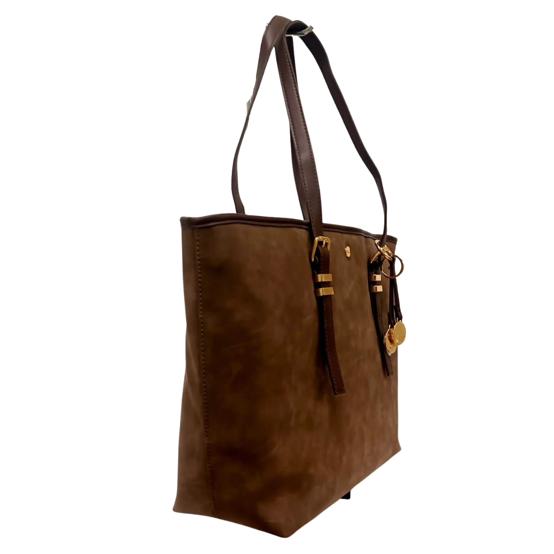 Borsa a spalla marrone IGI&CO