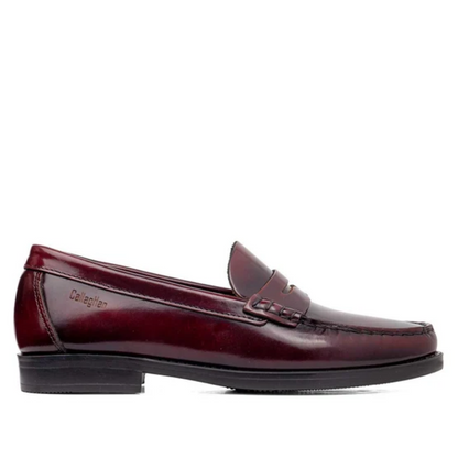 Mocassino in pelle bordeaux CALLAGHAN
