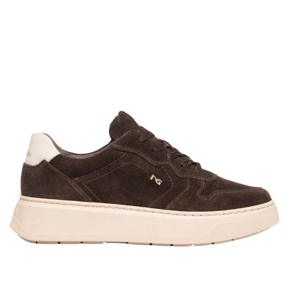 Sneaker in camoscio T.Moro NeroGiardini