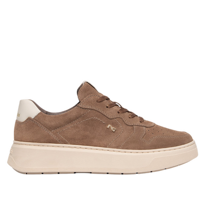 Sneaker in camoscio Cuoio NeroGiardini