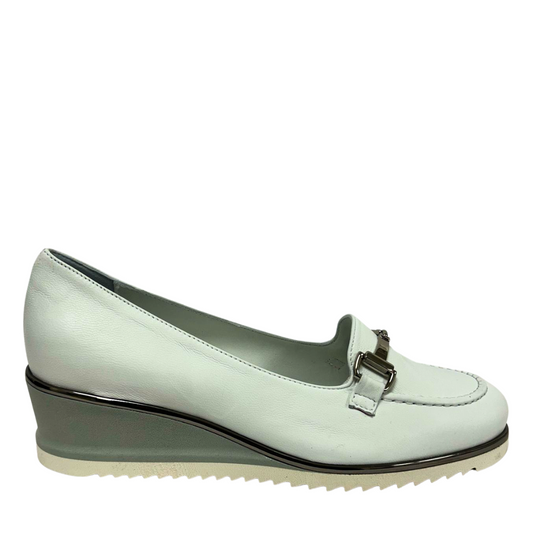 Mocassino Bianco in pelle Scolaro 1890