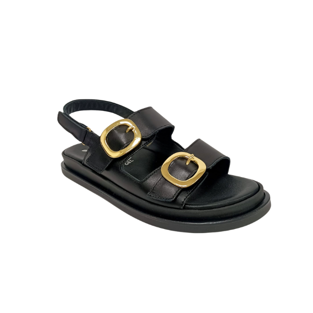 Sandalo Nero in pelle SUSIMODA