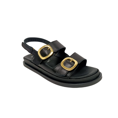 Sandalo Nero in pelle SUSIMODA