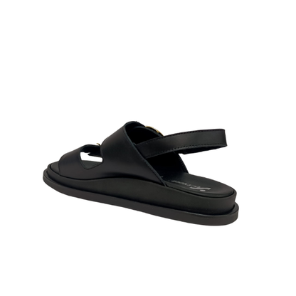 Sandalo Nero in pelle SUSIMODA