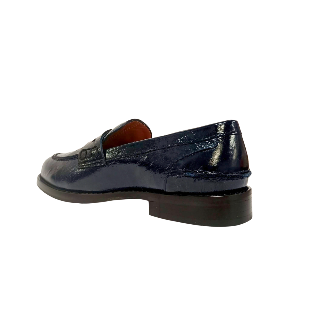 Mocassino Blu in pelle ARTE VENETA