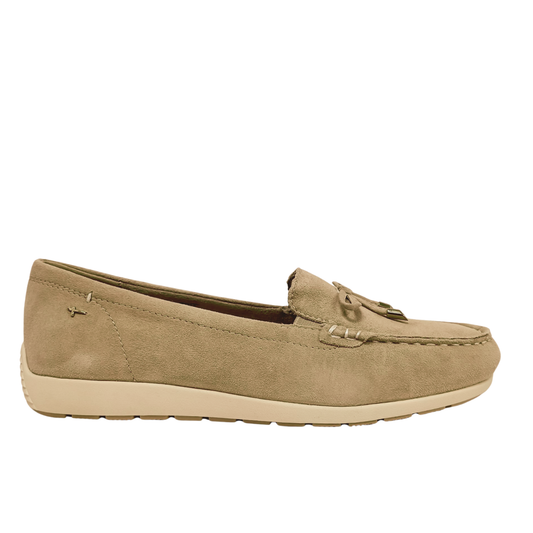 Mocassino in camoscio Beige TAMARIS