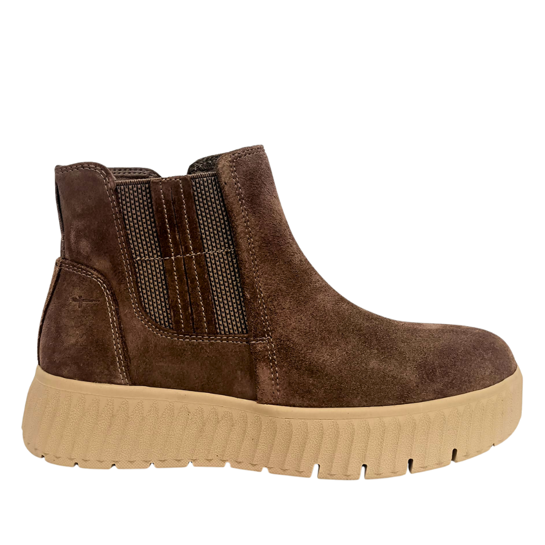 Stivaletto Chelsea marrone TAMARIS COMFORT