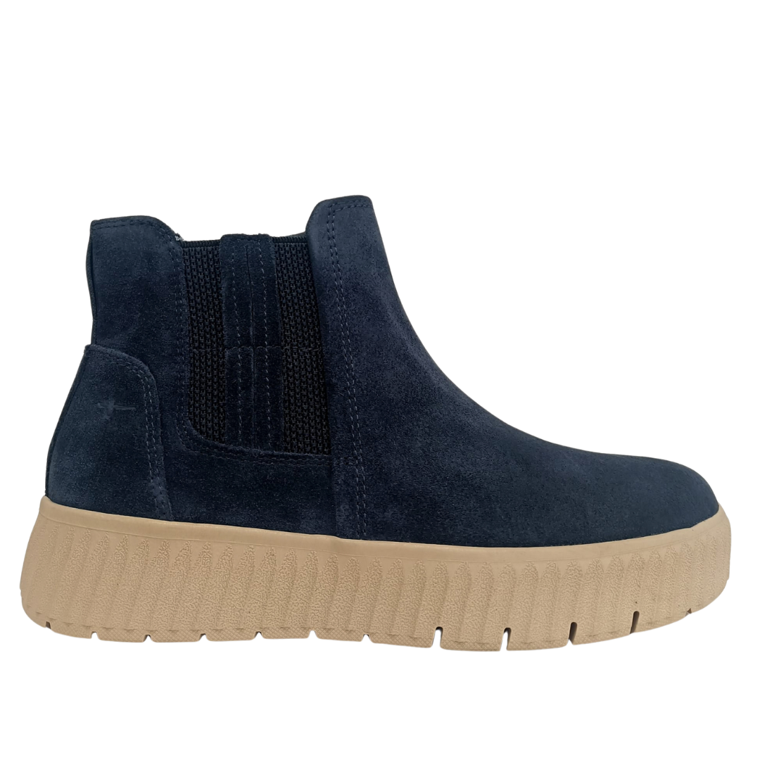 Stivaletto Chelsea blu TAMARIS COMFORT