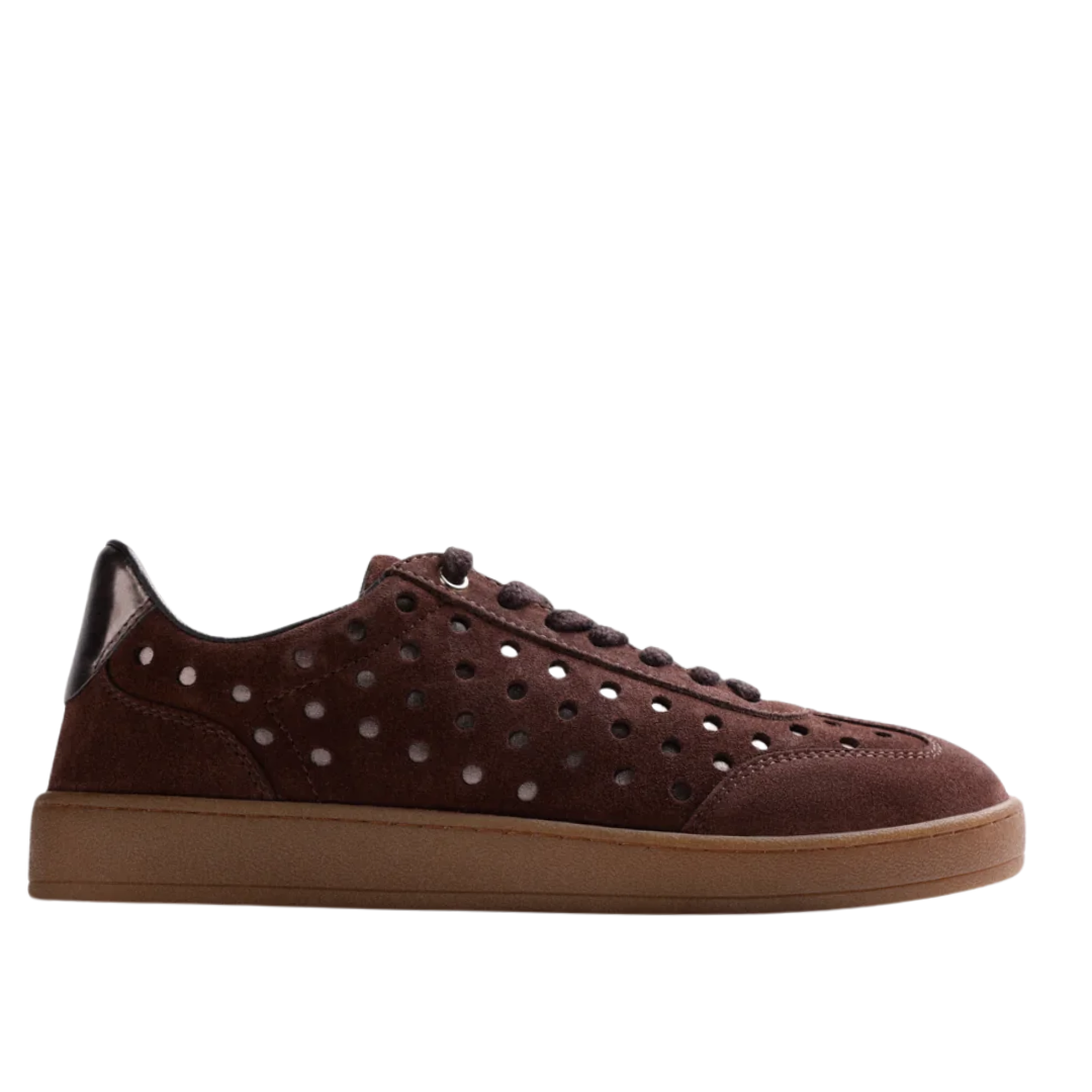 Sneakers in camoscio con dettagli metallizzati GIOSEPPO