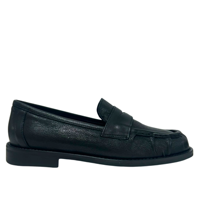 Mocassino nero in pelle Made in Italy MAD MIND