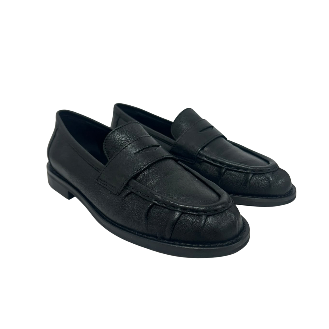 Mocassino nero in pelle Made in Italy MAD MIND