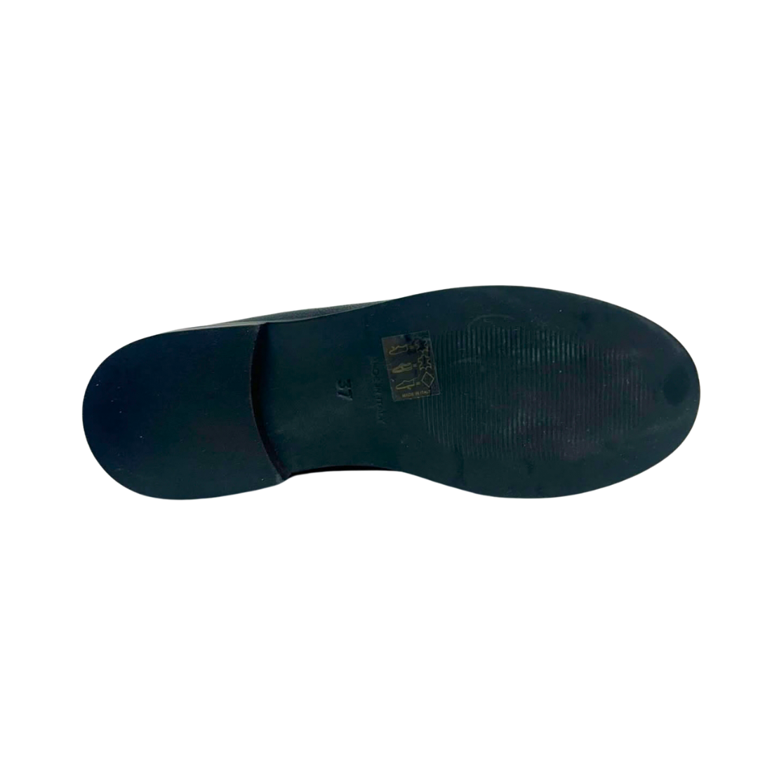 Mocassino nero in pelle Made in Italy MAD MIND