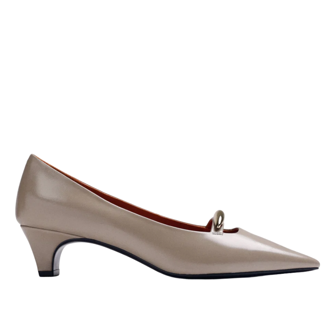 Décolleté Taupe in vernice GIOSEPPO