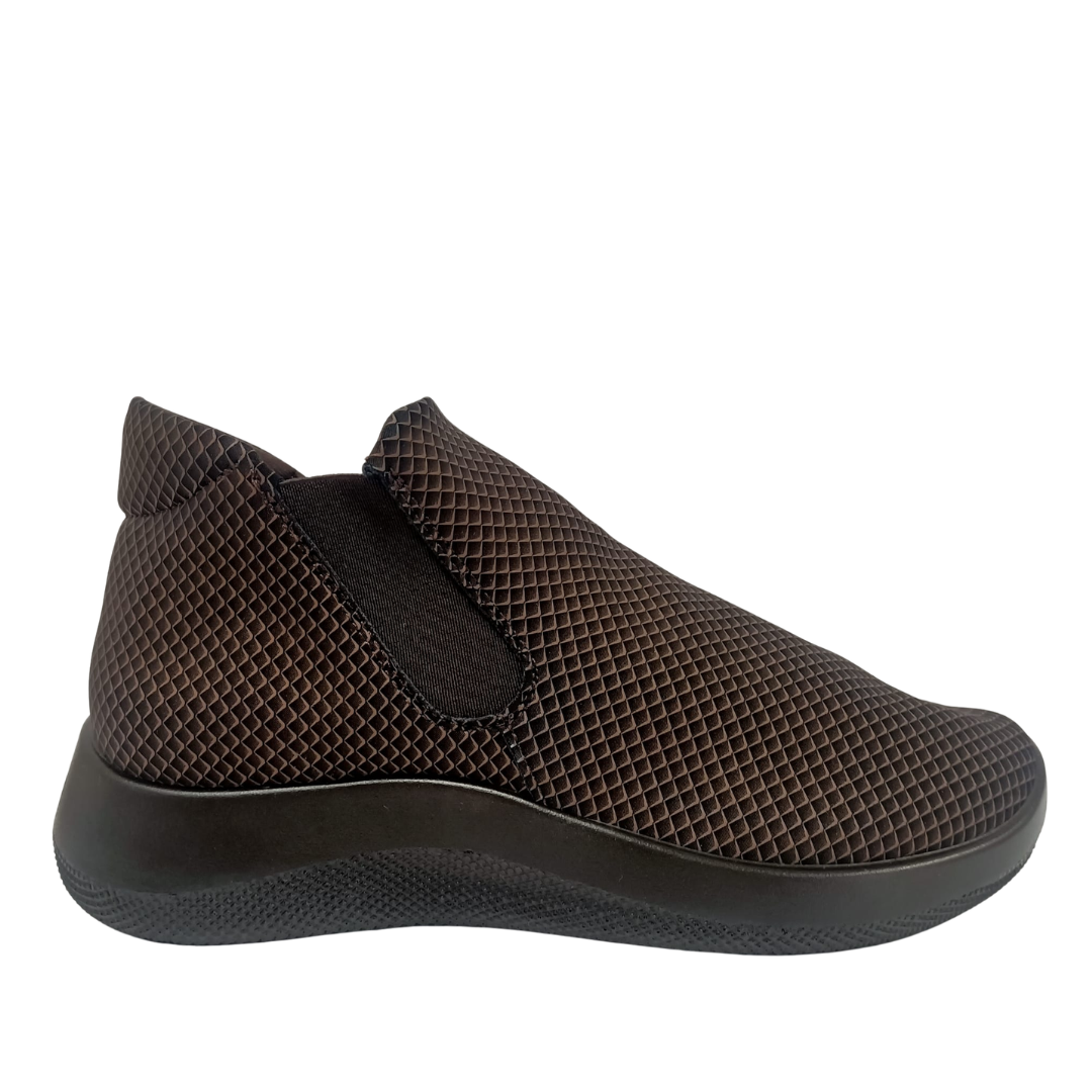 Stivaletto LOUISE Marrone quadri ARCOPEDICO