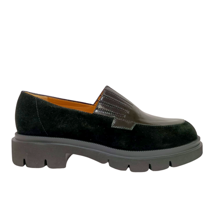Mocassino Nero in camoscio DONNA SOFT