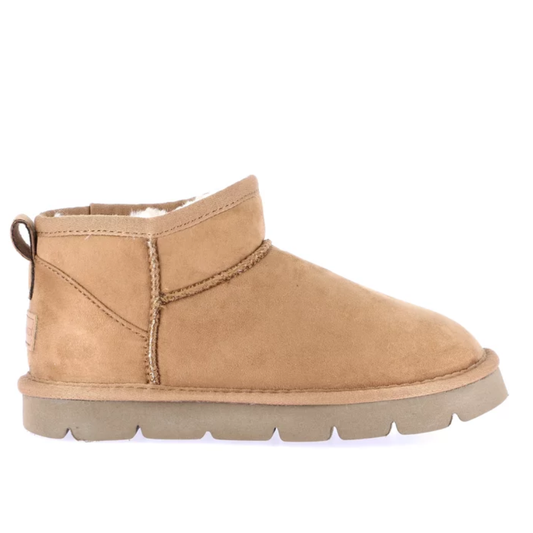 Stivaletto Cuoio con fodera in ecopelliccia GRUNLAND