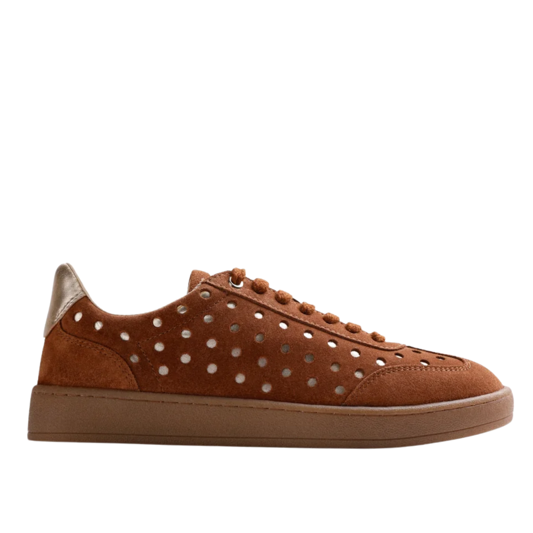 Sneakers in camoscio con dettagli metallizzati GIOSEPPO