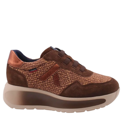Sneakers marrone con lacci elastici CALLAGHAN