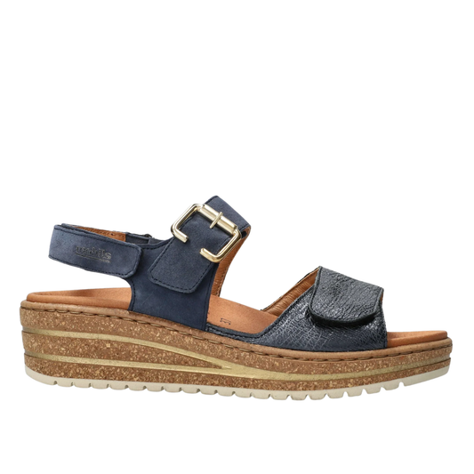 Sandalo Blu in pelle MOBILS MEPHISTO