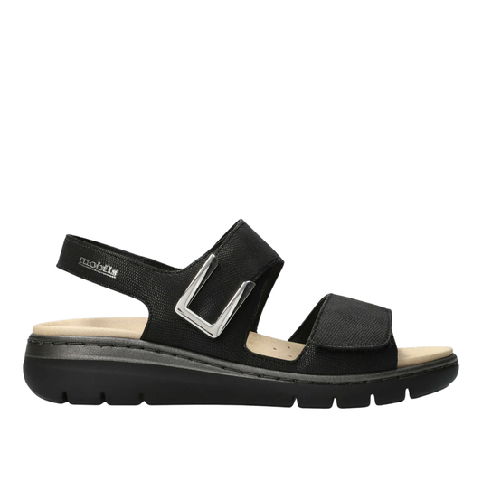 Sandalo Nero in pelle MOBILS MEPHISTO