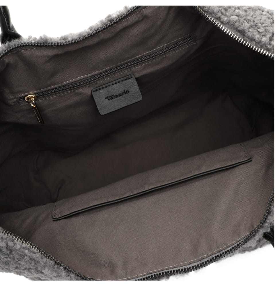 Borsa shopping in ecopelliccia Grigio TAMARIS