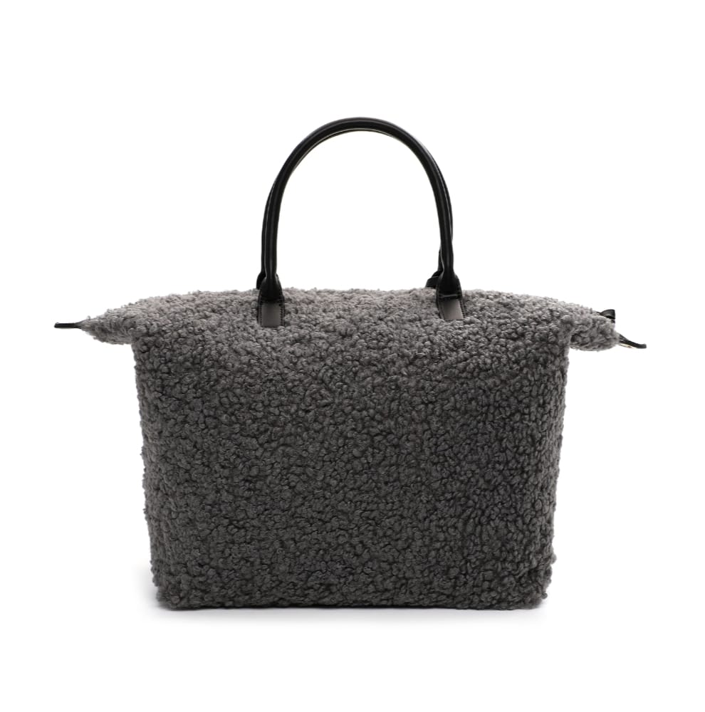 Borsa shopping in ecopelliccia Grigio TAMARIS