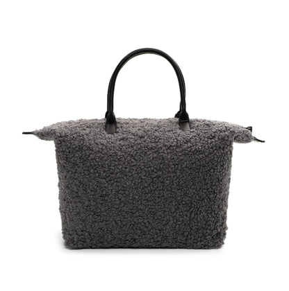 Borsa shopping in ecopelliccia Grigio TAMARIS