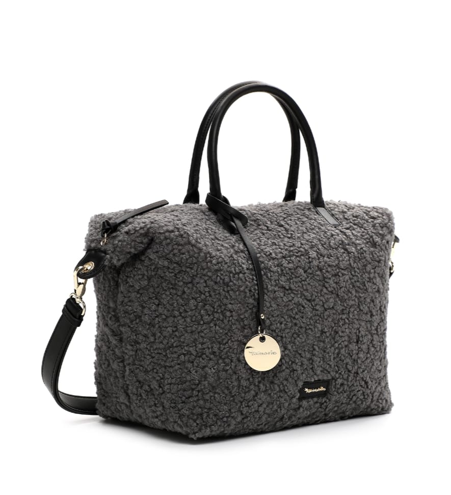 Borsa shopping in ecopelliccia Grigio TAMARIS