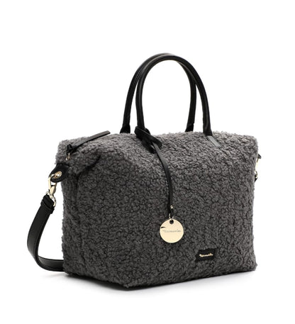 Borsa shopping in ecopelliccia Grigio TAMARIS