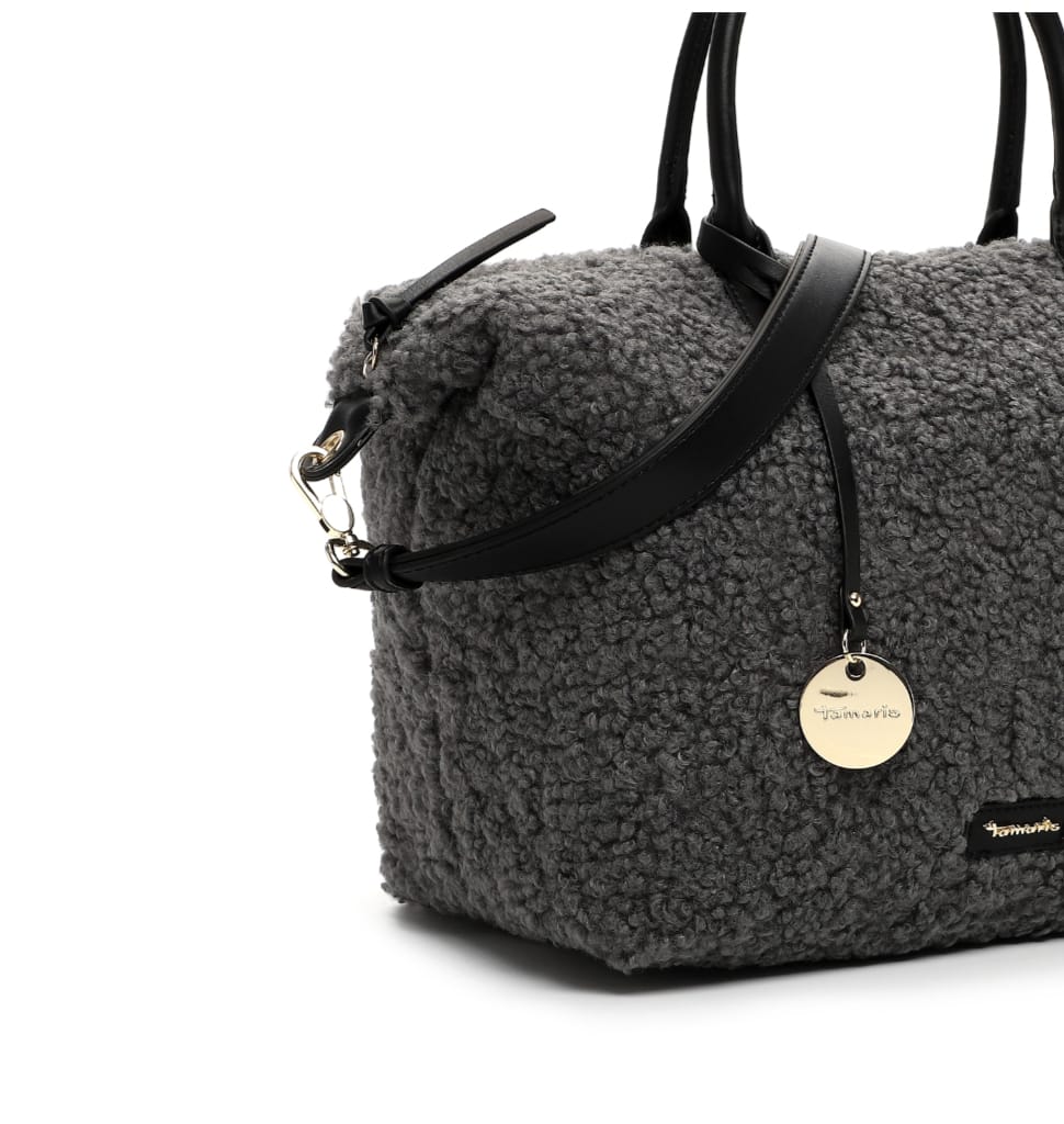 Borsa shopping in ecopelliccia Grigio TAMARIS