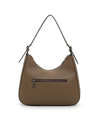 Borsa Hobo in ecopelle Taupe TAMARIS