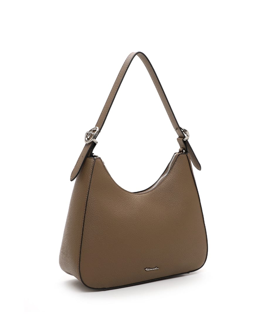 Borsa Hobo in ecopelle Taupe TAMARIS