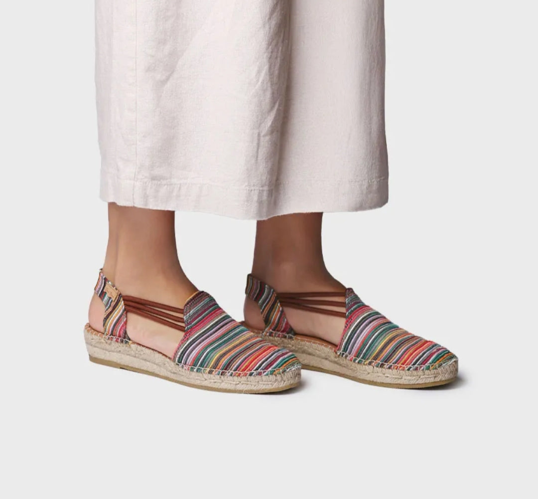 Espadrillas a righe multicolor TONI PONS