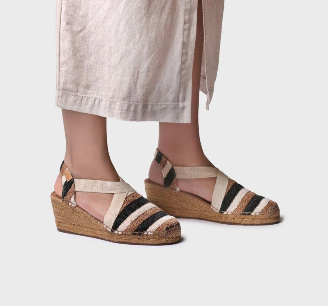 Espadrillas a righe con zeppa TONI PONS