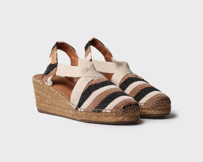 Espadrillas a righe con zeppa TONI PONS