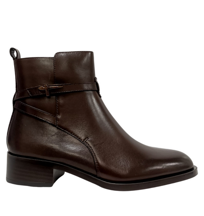 Stivaletto Marrone in pelle TAMARIS