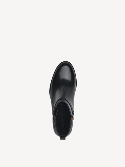 Stivaletto Nero in pelle TAMARIS