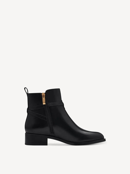 Stivaletto Nero in pelle TAMARIS