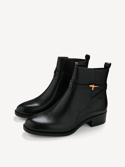 Stivaletto Nero in pelle TAMARIS