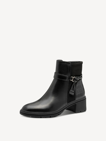 Stivaletto nero da donna TAMARIS