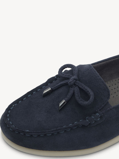 Mocassino in camoscio Blu TAMARIS