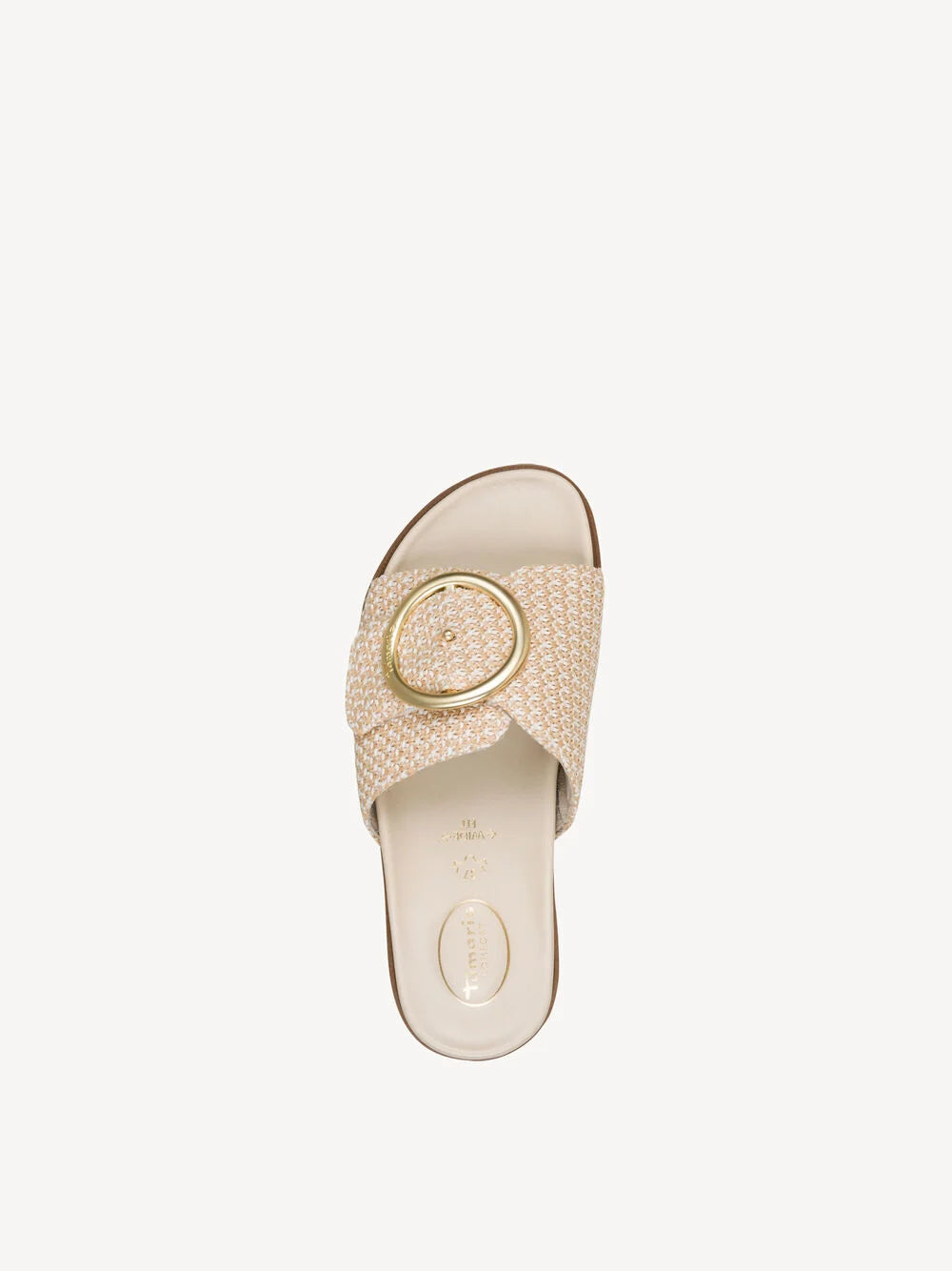Ciabatta Beige con velcro TAMARIS COMFORT