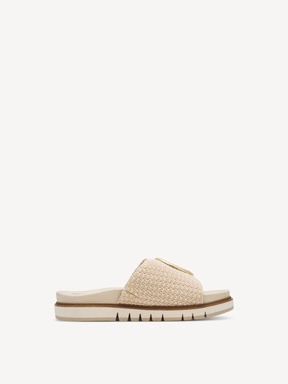 Ciabatta Beige con velcro TAMARIS COMFORT