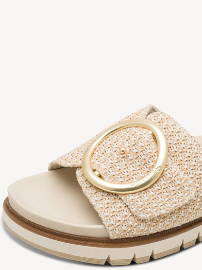 Ciabatta Beige con velcro TAMARIS COMFORT