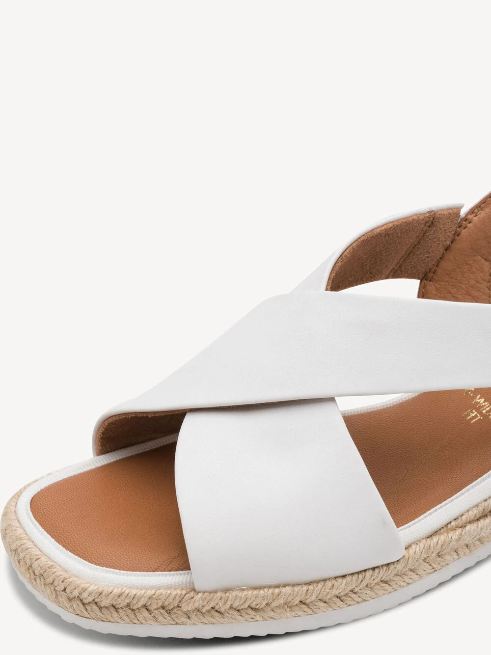Sandalo Bianco con fasce incrociate TAMARIS COMFORT