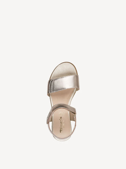 Sandalo Platino con strap TAMARIS COMFORT