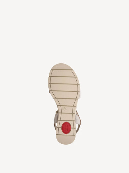 Sandalo Platino con strap TAMARIS COMFORT