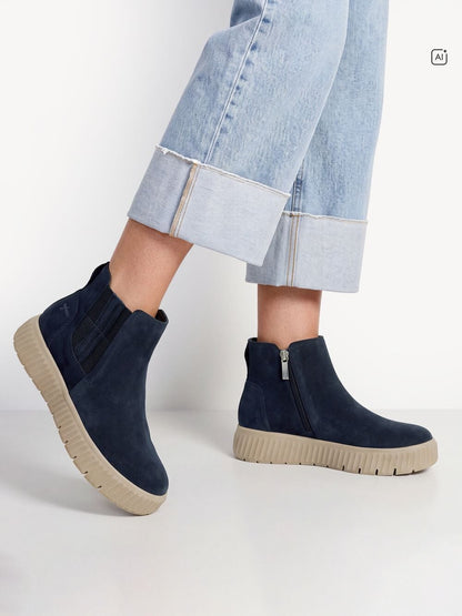 Stivaletto Chelsea blu TAMARIS COMFORT