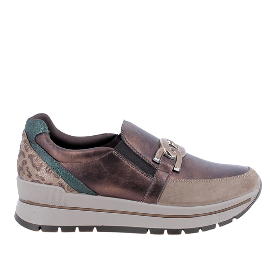Slip on Marrone in pelle IGI&CO